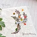 Нож "Листья леса. Веточки для венка", 3,5х5,5 см (ScrapMania)