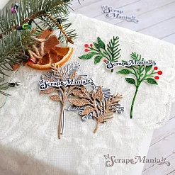 Нож "Новогодняя красота. Ягодная фантазия", 4,2х7,1 см (ScrapMania)