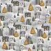 Бумага "Сканди Новый Год. Домики" (ScrapMania)