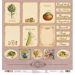 Бумага "Винтажные рецепты. Карточки с рецептами" (MonaDesign) Бумага "Винтажные рецепты. Карточки с рецептами" (MonaDesign)