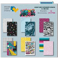Набор бумаги А4 "Нулевые", 12 листов (DreamLight Studio)
