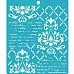 Трафарет "Дамасский узор 2. Большой", 20х23 см (CraftStory)