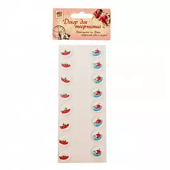 Набор деревянных пуговиц "Кораблики" (АртУзор) Набор деревянных пуговиц "Кораблики" (АртУзор)