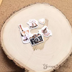 Набор высечек из бумаги "День свадьбы", 40 шт (ScrapMania)