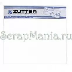 Набор внутренних страниц для альбомов 15x15 см "Белый", 10 листов (Zutter)