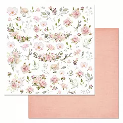 Набор бумаги 20х20 см "Свадебный букет", 12 листов (ScrapMania)