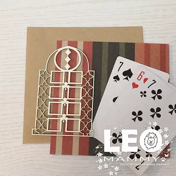Чипборд "Алиса. Окно", 9х6 см (LeoMammy)