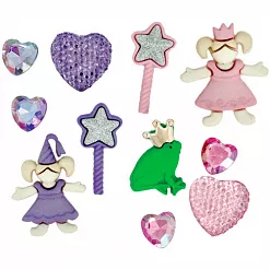 Набор пуговиц "Маленькие принцессы" (Dress It Up)