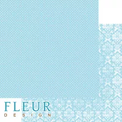 Набор бумаги 15х15 см "Шебби Шик Базовая 2.0", 24 листа (Fleur-design)