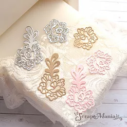 Нож "Русские сказки. Цветы" 4,5х7,7 см (ScrapMania)