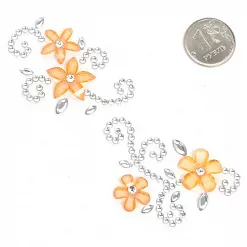 Наклейки из страз "Цветение. Апельсиновые" (Magic Hobby) Наклейки из страз "Цветение. Апельсиновые" (Magic Hobby)