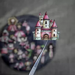 Набор тканевых высечек "Маленькая королева", 30 шт (ScrapMania)