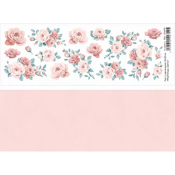 Лист с картинками 10х30 см "МурТильда. Цветы" (ScrapMania)