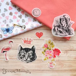 Набор высечек из веллума "Алиса в сказке. Средний" (ScrapMania)