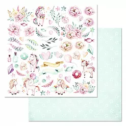 Набор бумаги 30,5х30,5 см "Розовые грезы", 12 листов (ScrapMania) Набор бумаги 30,5х30,5 см "Розовые грезы", 12 листов (ScrapMania)