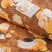 Отрез ткани 48х50 см "Кофе-тайм. Чашечки на коричневом фоне" (Артмикс)