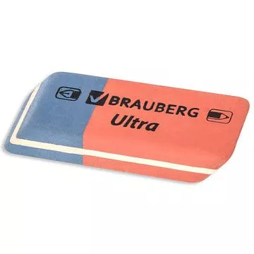 Ластик "Ultra. Красно-синий" (Brauberg)
