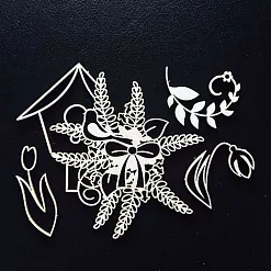 Набор украшений из чипборда "Цветочный букет" (Fleur-design)