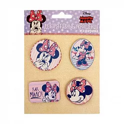 Набор деревянных украшений "Дисней. Как мило. Минни Маус" (АртУзор) Набор деревянных украшений "Дисней. Как мило. Минни Маус" (АртУзор)