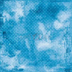 Бумага "Blue Mood 02" (CraftO'clock)