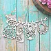 Украшение из чипборда "Гирлянда для девочки" (ScrapКрым)