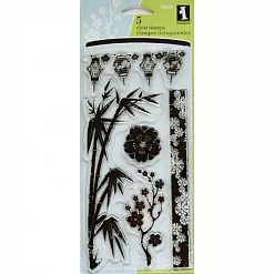 Набор штампов "Азиатские" (InkaDinkaDo)