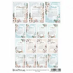 Скрап-карта А4 "Календарь 2020. Этника новогодняя" (ScrapMania)