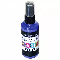 ИСТЕК СРОК ГОДНОСТИ! Спрей "Aquacolor Spray", фиолетовый, 60 мл (Stamperia)