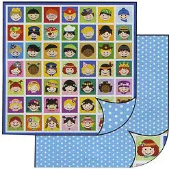 УЦЕНКА Бумага "Карточки с лицами" (Stamperia) УЦЕНКА Бумага "Карточки с лицами" (Stamperia)