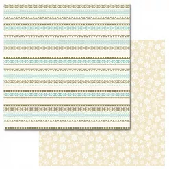 Набор бумаги 30,5х30,5 см "Эко-зима", 9 листов (ScrapMania)