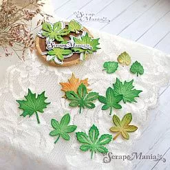 Нож "Листья леса. Гербарий 1", 3,2х3,9 см (ScrapMania)