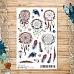Набор наклеек А6 "Танцы ветра. Ловец снов" (ScrapMania) Набор наклеек А6 "Танцы ветра. Ловец снов" (ScrapMania)