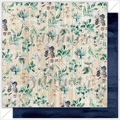 Бумага "Marine bloom. Sea forest" (Summer Studio) Бумага "Marine bloom. Sea forest" (Summer Studio)