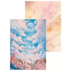 Набор бумаги А4 "Мир фантазий", 9 листов (CraftStory)