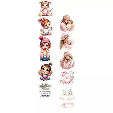 Бумага 6х30 см "My Little Baby. Для вырезания 02" (Alchemy of Art)