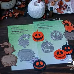 Нож "Забавные тыквы", 4,2х3,4 см (AgiArt) Нож "Забавные тыквы", 4,2х3,4 см (AgiArt)
