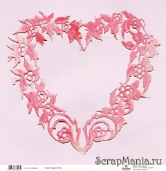 Бумага "Сердце" (Rayher)