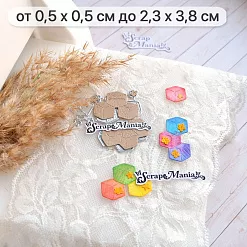 Нож "Детство. Кубики", 2,3х3,8 см (ScrapMania)