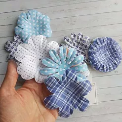 Набор бумажных цветов "Очарование синего" (DoCrafts)