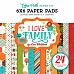 Набор бумаги 15х15 см "I love family", 24 листа (Echo Park)