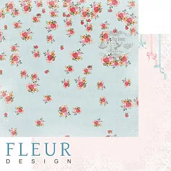 Набор бумаги 15х15 см "Зефир", 24 листа (Fleur-design)