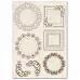 Набор деревянных украшений "Рамки" (Stamperia)