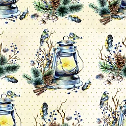 Бумага "Winter birds - 5" (SunnyCraft) Бумага "Winter birds - 5" (SunnyCraft)