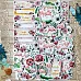 Набор высечек из бумаги "Роскошный фламинго", 81 шт (ScrapMania)