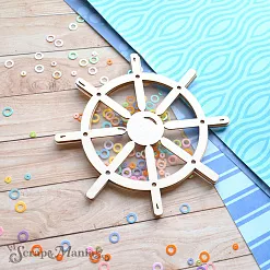 Чипборд "Морячок. Шейкер. Штурвал. Большой" (ScrapMania) Чипборд "Морячок. Шейкер. Штурвал. Большой" (ScrapMania)