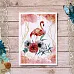 Тканевая карточка "Роскошный фламинго. Грация" (ScrapMania)