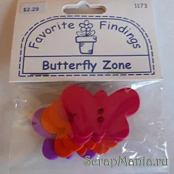 Набор пуговиц "Большие бабочки" (Favorite Findings) Набор пуговиц "Большие бабочки" (Favorite Findings)