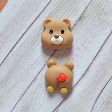 Набор акриловых украшений "Медвежонок", 1,7х1,7 см, 2 шт (АртУзор)