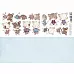 Лист с картинками 10х30 см "Непоседы. Котик. Мальчик" (ScrapMania)