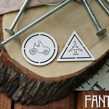 Набор украшений из чипборда "Знаки 441" (Fantasy)